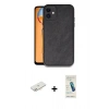 MARSİLYAN™- iPhone 11 Kılıf Kıvılcım Işık Serisi - Şeffaf Pasifik Cam Ekran Koruyucu + Renkli Kamera Lens Koruma Cam - YL