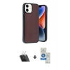 MARSİLYAN™- iPhone 11 Kılıf Kıvılcım Işık Serisi - Şeffaf Royal Nano Ekran Koruyucu + Kamera Lens Koruma Cam - SF