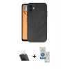 MARSİLYAN™- iPhone 11 Kılıf Kıvılcım Işık Serisi - Şeffaf Royal Nano Ekran Koruyucu + Kamera Lens Koruma Cam - SF
