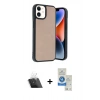 MARSİLYAN™- iPhone 11 Kılıf Kıvılcım Işık Serisi - Şeffaf Royal Nano Ekran Koruyucu + Kamera Lens Koruma Cam - SF