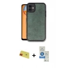 MARSİLYAN™- iPhone 11 Kılıf Kıvılcım Işık Serisi - Şeffaf Royal Nano Ekran Koruyucu + Rainbow Kamera Lens Koruma Cam - KI