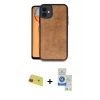 MARSİLYAN™- iPhone 11 Kılıf Kıvılcım Işık Serisi - Şeffaf Royal Nano Ekran Koruyucu + Rainbow Kamera Lens Koruma Cam - KI