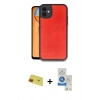 MARSİLYAN™- iPhone 11 Kılıf Kıvılcım Işık Serisi - Şeffaf Royal Nano Ekran Koruyucu + Rainbow Kamera Lens Koruma Cam - KI