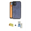 MARSİLYAN™- iPhone 11 Kılıf Kıvılcım Işık Serisi - Şeffaf Royal Nano Ekran Koruyucu + Rainbow Kamera Lens Koruma Cam - KI
