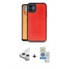 MARSİLYAN™- iPhone 11 Kılıf Kıvılcım Işık Serisi - Şeffaf Royal Nano Ekran Koruyucu + Raze Metal Kamera Lens - GS