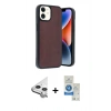MARSİLYAN™- iPhone 11 Kılıf Kıvılcım Işık Serisi - Şeffaf Royal Nano Ekran Koruyucu + Raze Metal Kamera Lens - GS