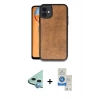 MARSİLYAN™- iPhone 11 Kılıf Kıvılcım Işık Serisi - Şeffaf Royal Nano Ekran Koruyucu + Raze Metal Kamera Lens - MI