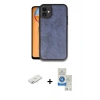 MARSİLYAN™- iPhone 11 Kılıf Kıvılcım Işık Serisi - Şeffaf Royal Nano Ekran Koruyucu + Renkli Kamera Lens Koruma Cam - SI
