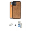 MARSİLYAN™- iPhone 11 Kılıf Kıvılcım Işık Serisi - Şeffaf Royal Nano Ekran Koruyucu + Renkli Kamera Lens Koruma Cam - SI