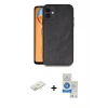 MARSİLYAN™- iPhone 11 Kılıf Kıvılcım Işık Serisi - Şeffaf Royal Nano Ekran Koruyucu + Renkli Kamera Lens Koruma Cam - SI