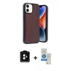 MARSİLYAN™- iPhone 11 Kılıf Kıvılcım Işık Serisi - Şeffaf Royal Nano Ekran Koruyucu + PVD Metal Kamera Lens - TU