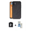 MARSİLYAN™- iPhone 11 Kılıf Kıvılcım Işık Serisi - Şeffaf Royal Nano Ekran Koruyucu + PVD Metal Kamera Lens - YL