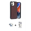MARSİLYAN™- iPhone 11 Kılıf Kıvılcım Işık Serisi - Şeffaf Uv Polymer Nano Ekran Koruyucu + Pers Alüminyum Kamera Lens - GI