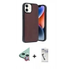 MARSİLYAN™- iPhone 11 Kılıf Kıvılcım Işık Serisi - Şeffaf Uv Polymer Nano Ekran Koruyucu + Raze Metal Kamera Lens - KI