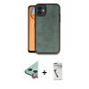 MARSİLYAN™- iPhone 11 Kılıf Kıvılcım Işık Serisi - Şeffaf Uv Polymer Nano Ekran Koruyucu + Raze Metal Kamera Lens - KI