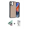 MARSİLYAN™- iPhone 11 Kılıf Kıvılcım Işık Serisi - Şeffaf Uv Polymer Nano Ekran Koruyucu + Raze Metal Kamera Lens - KI