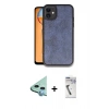 MARSİLYAN™- iPhone 11 Kılıf Kıvılcım Işık Serisi - Şeffaf Uv Polymer Nano Ekran Koruyucu + Raze Metal Kamera Lens - MI