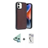 MARSİLYAN™- iPhone 11 Kılıf Kıvılcım Işık Serisi - Şeffaf Uv Polymer Nano Ekran Koruyucu + Raze Metal Kamera Lens - MI