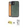 MARSİLYAN™- iPhone 11 Kılıf Kıvılcım Işık Serisi - Şeffaf Uv Polymer Nano Ekran Koruyucu + Rainbow Kamera Lens Koruma Cam - KI