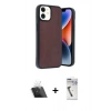 MARSİLYAN™- iPhone 11 Kılıf Kıvılcım Işık Serisi - Şeffaf Uv Polymer Nano Ekran Koruyucu + Kamera Lens Koruma Cam - SF