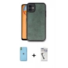 MARSİLYAN™- iPhone 11 Kılıf Kıvılcım Işık Serisi - Şeffaf Uv Polymer Nano Ekran Koruyucu + Neon Fosforlu Kamera Lens - YL