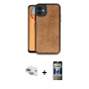 MARSİLYAN™- iPhone 11 Kılıf Kıvılcım Işık Serisi - Siyah 34D Hayalet Izgaralı Cam + Pers Alüminyum Kamera Lens - YL
