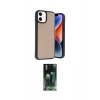 MARSİLYAN™- iPhone 11 Kılıf Kıvılcım Işık Serisi - Siyah 360 Mat Full Body Arka Koruyucu