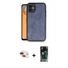 MARSİLYAN™- iPhone 11 Kılıf Kıvılcım Işık Serisi - Siyah 360 Mat Full Body Arka Koruyucu + Pers Alüminyum Kamera Lens - KI
