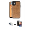 MARSİLYAN™- iPhone 11 Kılıf Kıvılcım Işık Serisi - Siyah 3D Antistatik Mat Seramik Nano Ekran Koruyucu + Pers Alüminyum Kamera Lens - LT