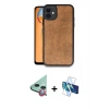 MARSİLYAN™- iPhone 11 Kılıf Kıvılcım Işık Serisi - Siyah 3D Antistatik Seramik Nano Ekran Koruyucu + Raze Metal Kamera Lens - KI
