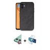 MARSİLYAN™- iPhone 11 Kılıf Kıvılcım Işık Serisi - Siyah 3D Antistatik Seramik Nano Ekran Koruyucu + Raze Metal Kamera Lens - KI
