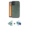 MARSİLYAN™- iPhone 11 Kılıf Kıvılcım Işık Serisi - Siyah 3D Antistatik Seramik Nano Ekran Koruyucu + Raze Metal Kamera Lens - MI