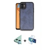 MARSİLYAN™- iPhone 11 Kılıf Kıvılcım Işık Serisi - Siyah 3D Antistatik Seramik Nano Ekran Koruyucu + Raze Metal Kamera Lens - MI
