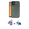 MARSİLYAN™- iPhone 11 Kılıf Kıvılcım Işık Serisi - Siyah 3D Antistatik Seramik Nano Ekran Koruyucu + Raze Metal Kamera Lens - MR