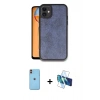 MARSİLYAN™- iPhone 11 Kılıf Kıvılcım Işık Serisi - Siyah 3D Antistatik Seramik Nano Ekran Koruyucu + Neon Fosforlu Kamera Lens - TU