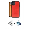MARSİLYAN™- iPhone 11 Kılıf Kıvılcım Işık Serisi - Siyah 3D Antistatik Seramik Nano Ekran Koruyucu + Raze Metal Kamera Lens - GS