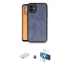MARSİLYAN™- iPhone 11 Kılıf Kıvılcım Işık Serisi - Siyah 3D Antistatik Seramik Nano Ekran Koruyucu + Renkli Kamera Lens Koruma Cam - TU