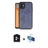 MARSİLYAN™- iPhone 11 Kılıf Kıvılcım Işık Serisi - Siyah 3D Antistatik Seramik Nano Ekran Koruyucu + PVD Metal Kamera Lens - TU