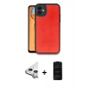 MARSİLYAN™- iPhone 11 Kılıf Kıvılcım Işık Serisi - Siyah 6D Antistatik Mat Seramik Hayalet Nano Ekran Koruyucu + Raze Metal Kamera Lens - GS
