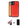 MARSİLYAN™- iPhone 11 Kılıf Kıvılcım Işık Serisi - Siyah 6D Antistatik Mat Seramik Hayalet Nano Ekran Koruyucu + Raze Metal Kamera Lens - SH