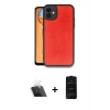 MARSİLYAN™- iPhone 11 Kılıf Kıvılcım Işık Serisi - Siyah 6D Antistatik Mat Seramik Hayalet Nano Ekran Koruyucu + Kamera Lens Koruma Cam - SF