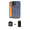 MARSİLYAN™- iPhone 11 Kılıf Kıvılcım Işık Serisi - Siyah 6D Antistatik Mat Seramik Hayalet Nano Ekran Koruyucu + PVD Metal Kamera Lens - SH