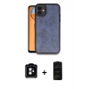 MARSİLYAN™- iPhone 11 Kılıf Kıvılcım Işık Serisi - Siyah 6D Antistatik Mat Seramik Hayalet Nano Ekran Koruyucu + PVD Metal Kamera Lens - TU