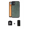MARSİLYAN™- iPhone 11 Kılıf Kıvılcım Işık Serisi - Siyah 6D Antistatik Mat Seramik Hayalet Nano Ekran Koruyucu + PVD Metal Kamera Lens - TU