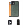 MARSİLYAN™- iPhone 11 Kılıf Kıvılcım Işık Serisi - Siyah 6D Antistatik Mat Seramik Hayalet Nano Ekran Koruyucu + PVD Metal Kamera Lens - MI