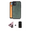 MARSİLYAN™- iPhone 11 Kılıf Kıvılcım Işık Serisi - Siyah 6D Antistatik Mat Seramik Hayalet Nano Ekran Koruyucu + Raze Metal Kamera Lens - SH