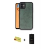 MARSİLYAN™- iPhone 11 Kılıf Kıvılcım Işık Serisi - Siyah 6D Antistatik Mat Seramik Hayalet Nano Ekran Koruyucu + Rainbow Kamera Lens Koruma Cam - KI