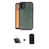 MARSİLYAN™- iPhone 11 Kılıf Kıvılcım Işık Serisi - Siyah 6D Antistatik Mat Seramik Hayalet Nano Ekran Koruyucu + Kamera Lens Koruma Cam - SF