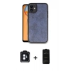 MARSİLYAN™- iPhone 11 Kılıf Kıvılcım Işık Serisi - Siyah 6D Antistatik Mat Seramik Hayalet Nano Ekran Koruyucu + PVD Metal Kamera Lens - MI