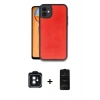 MARSİLYAN™- iPhone 11 Kılıf Kıvılcım Işık Serisi - Siyah 6D Antistatik Mat Seramik Hayalet Nano Ekran Koruyucu + PVD Metal Kamera Lens - SH
